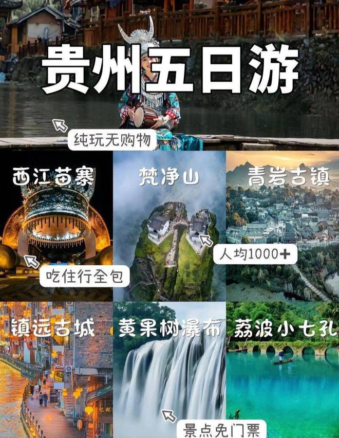 贵州五日策划游玩线日极为详细费用表(图1)