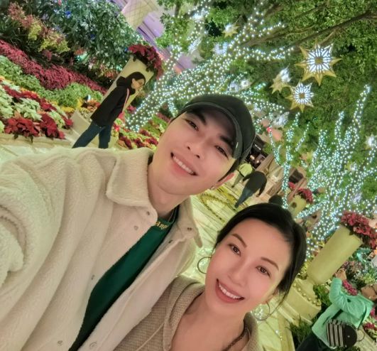 萧敬腾夫妇坐私人飞机去美国演出51岁林有慧狂购两大包爱马仕！(图5)