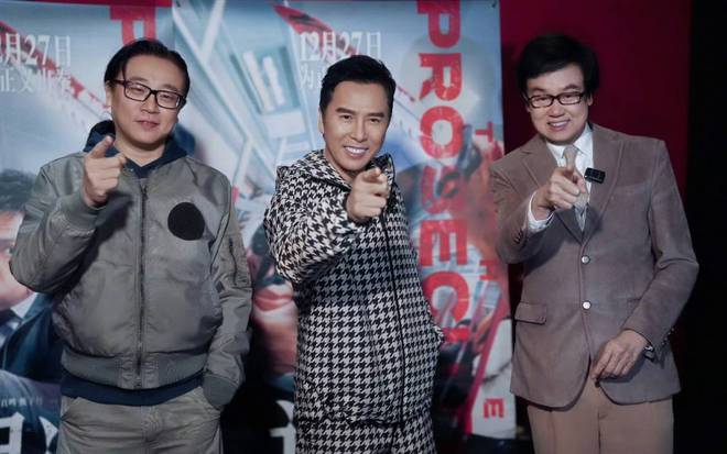 《误判》上海路演 甄子丹称武打演员必须双倍努力才能让观众看见(图1)