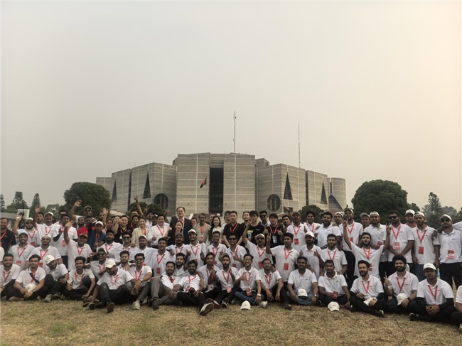 2500架无人机点亮孟加拉达卡夜空庆祝中孟建交50周年(图4)