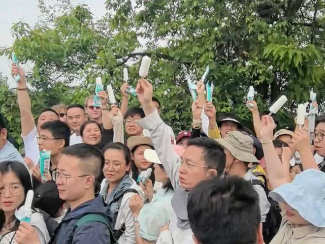 给游客发冰棒、表演节目、关闭VIP通道……景区工作人员讲述：应对排队是一门学问(图2)